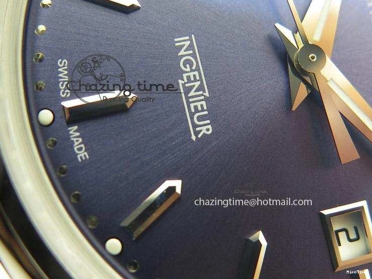 MIROTIME 0224 UrbanChic Ingeniuer St.Laurens SS Blue Dial MK 1:1 Best Edition On Black Leather Strap A 7366